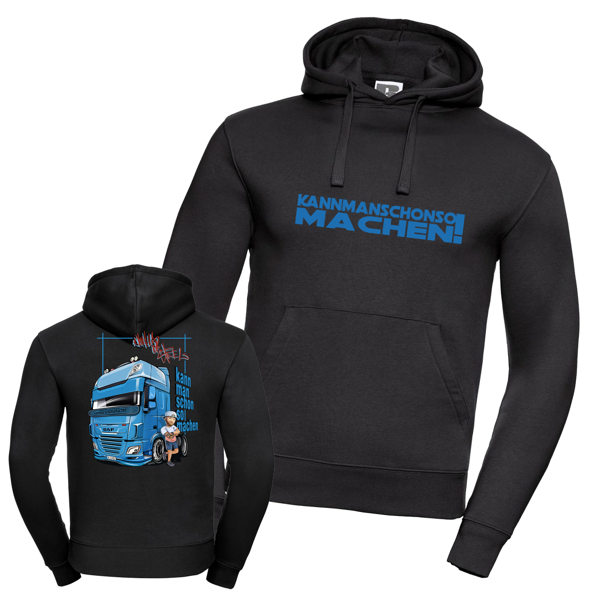 Männer Hoodie KANNMANSCHONSOMACHEN – Bild 2